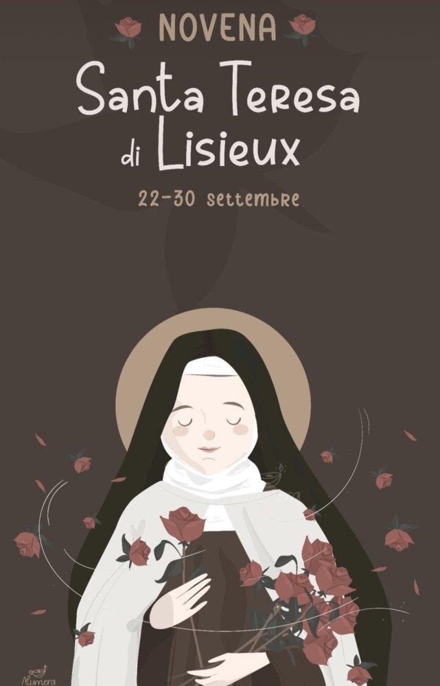 Santa Teresa di Lisieux illustrata da Alumera